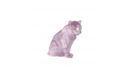 Sculpture of the pink tiger 2022 Lalique