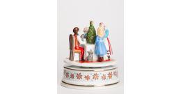 Musical figurine Hutschenreuther Christmas Bakery from porcelain