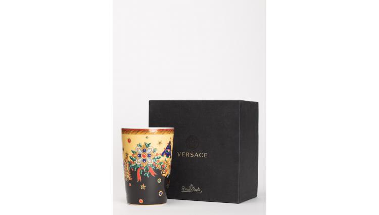 Rosenthal Versace Sparkling Christmas glass made of porcelain - content 