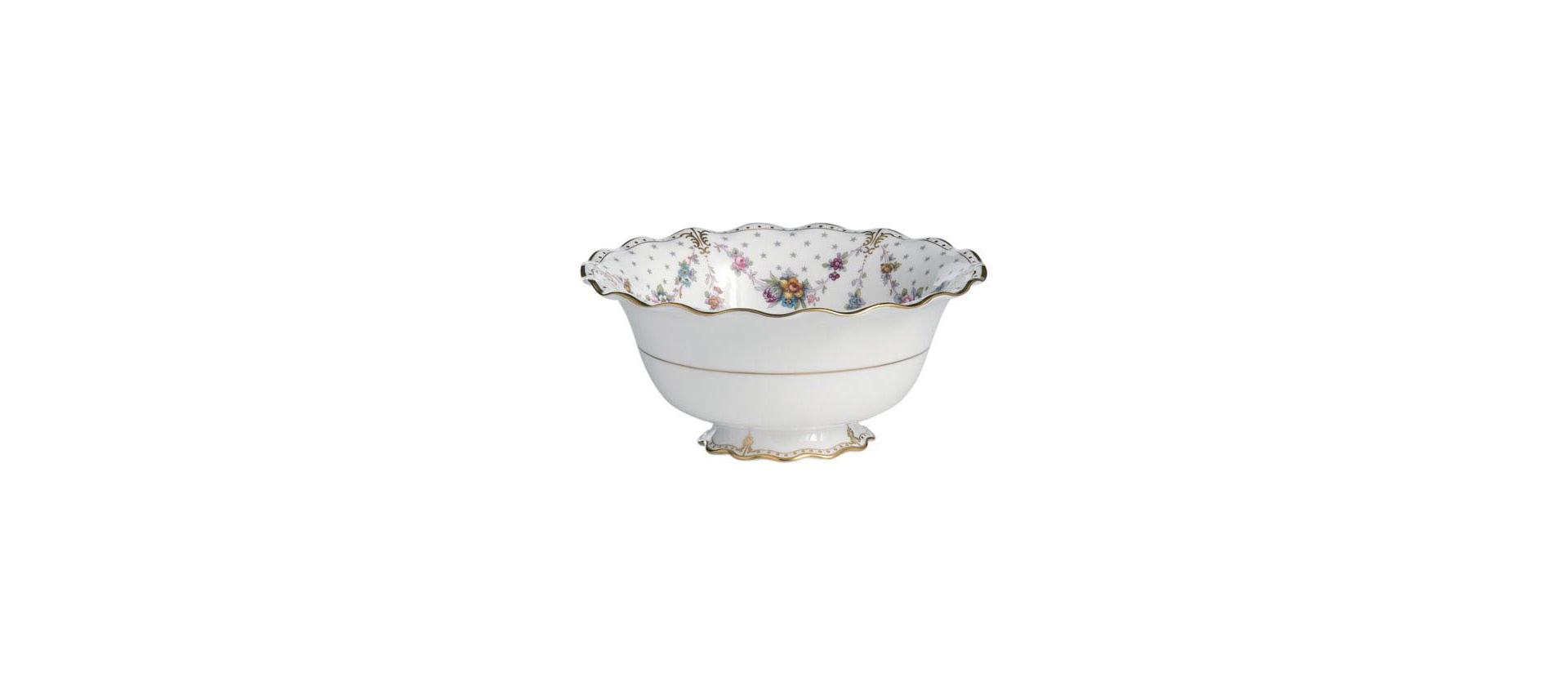 Royal Crown Derby Antoinette Salad Bowl 24 cm big