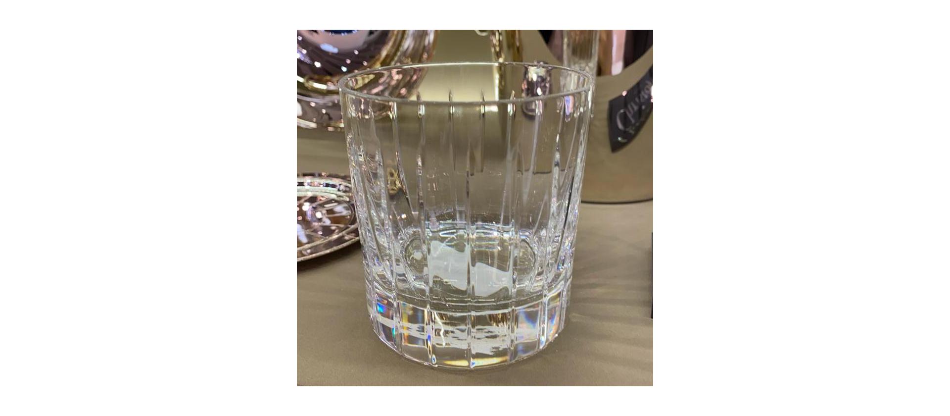 Glass for double whiskey Iriana, set of 6 pieces crystal big