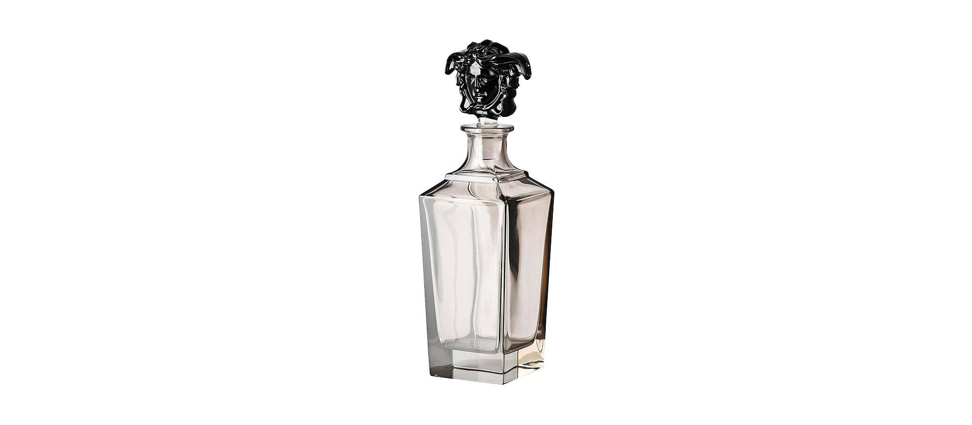 Штоф для виски Rosenthal Versace Medusa Lumiere Haze дымчатый big