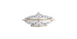 Dish with lid Royal Crown Derby Antoinette 2 l