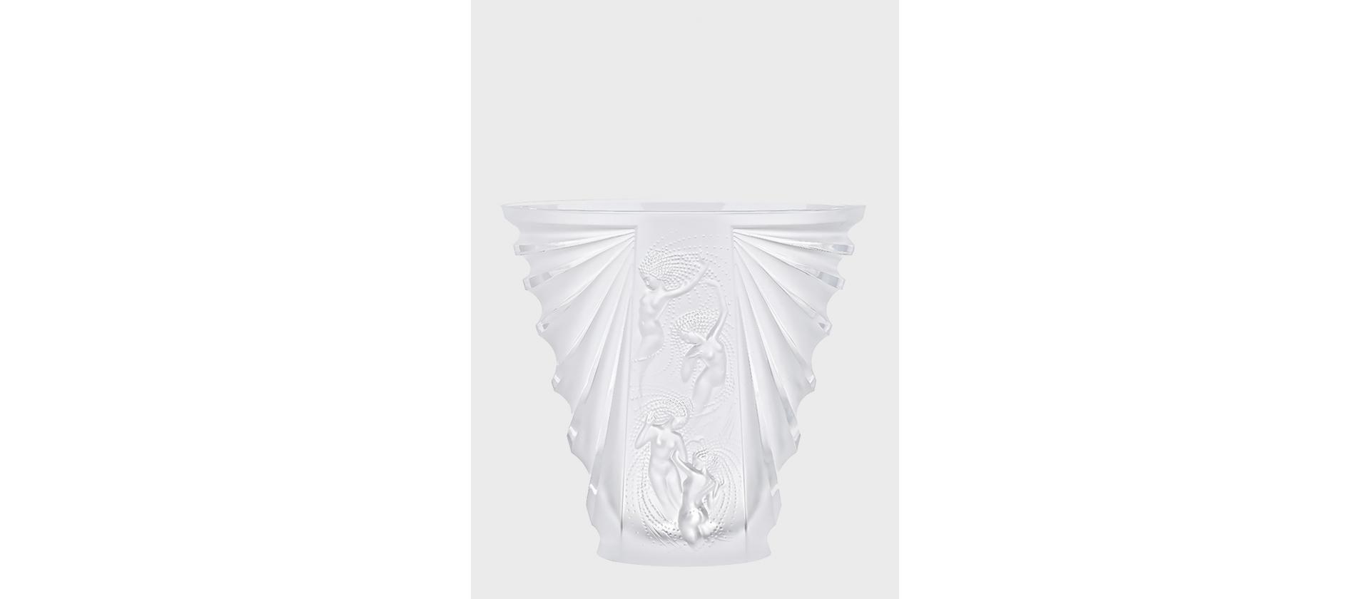 Lalique Naiades vase depicting girls big
