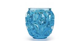 Vase Lalique Tourbillons Blue