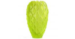 Crystal vase Daum Calicia green