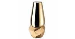 Золотистая ваза Rosenthal Geode из фарфора 27 см