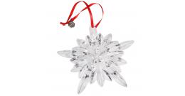 Crystal figurine Baccarat Christmas snowflake