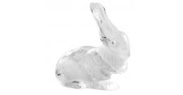 Zodiac rabbit Lalique transparent